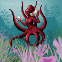 Assignment for one of my classes. Redesigned a CD cover for "Octopus Garden" from The Beatles.